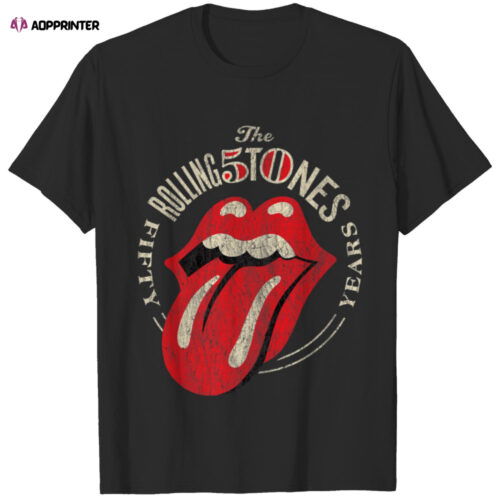 Cart 1 Mens The Rolling Stones 50th Anniversary Logo Premium T-Shirt