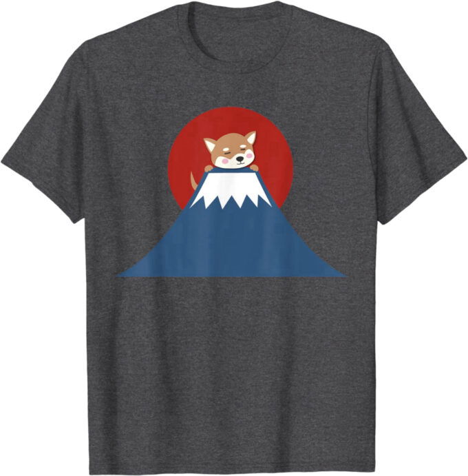 Mt. Fuji Shiba Inu T-shirt – Japanese Dog Japan Tee Kawaii