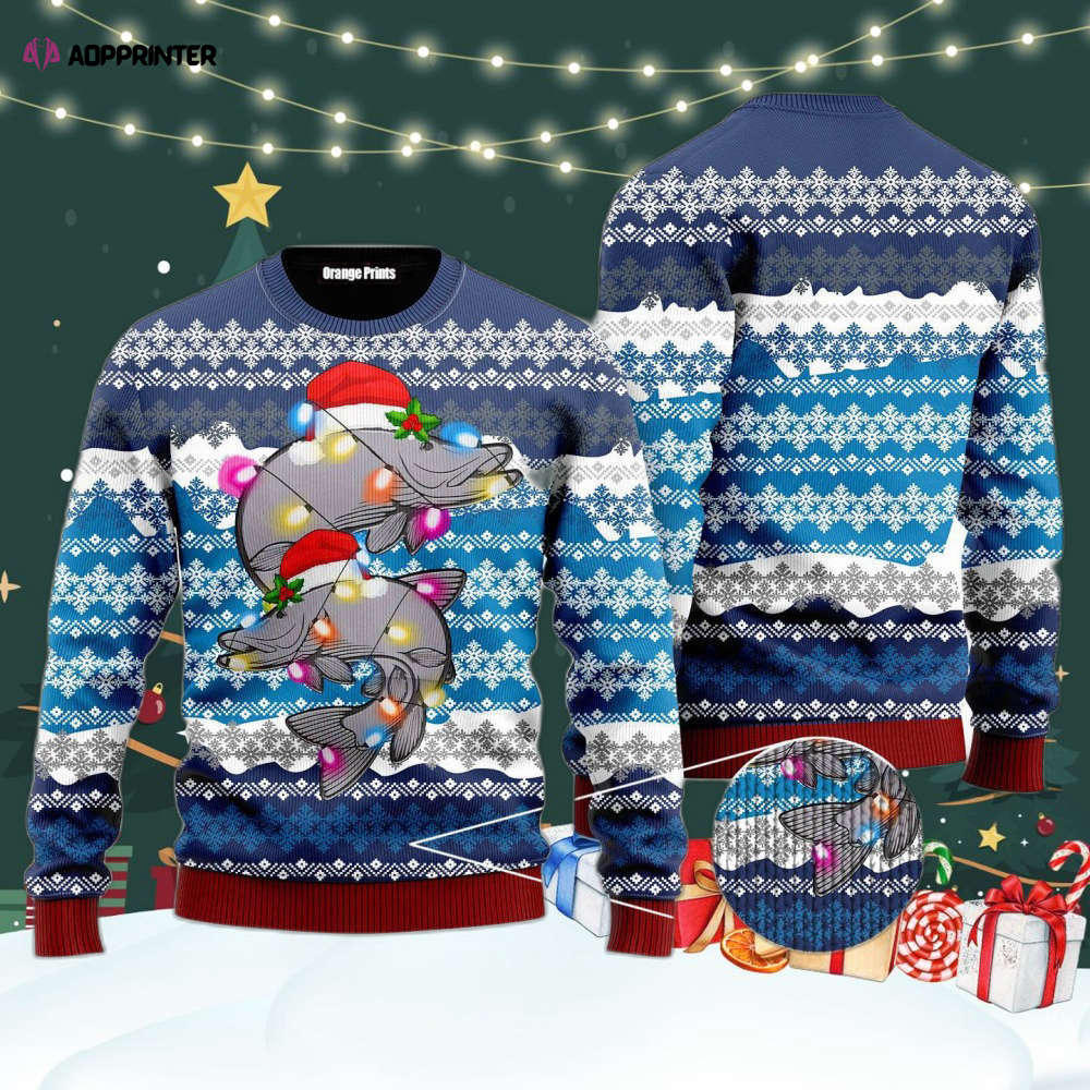 Musky Fishing Christmas Ugly Christmas Sweater For Men & Women UH1055 Musky Fishing Christmas Ugly Christmas Sweater For Men & Women UH1055