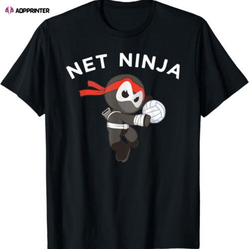 Cart 2 Net Ninja Volleyball Martial Arts Sport T-Shirt