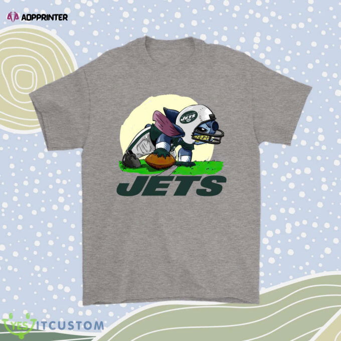 New York Jets Stitch Ready For The Football Battle Nfl Men Women Shirt