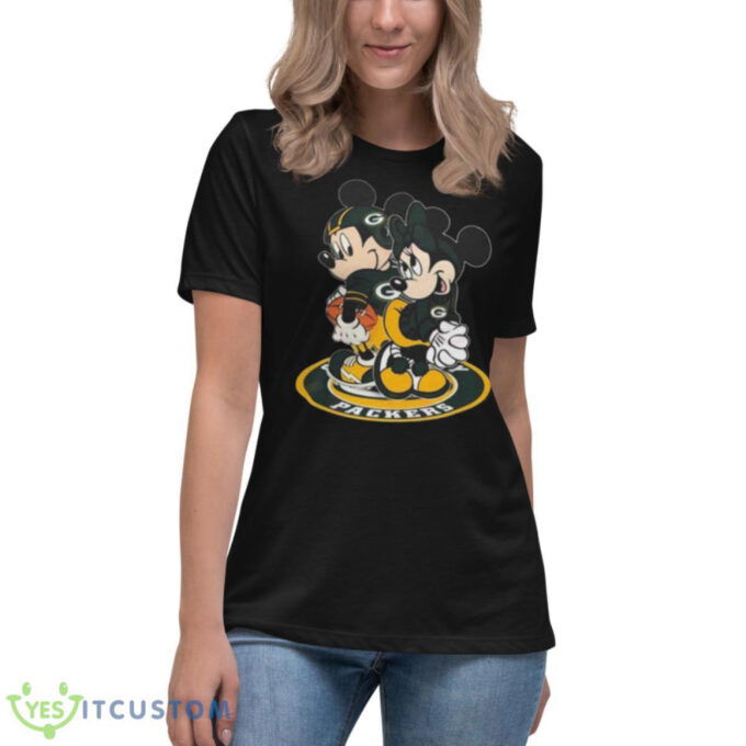 NFL Green Bay Packers Mickey Mouse And Minnie Mouse Shirt