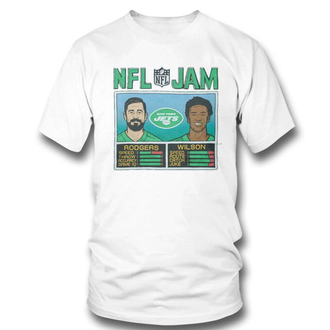 Nfl Jam New York Jets Rodgers And Wilson Shirt