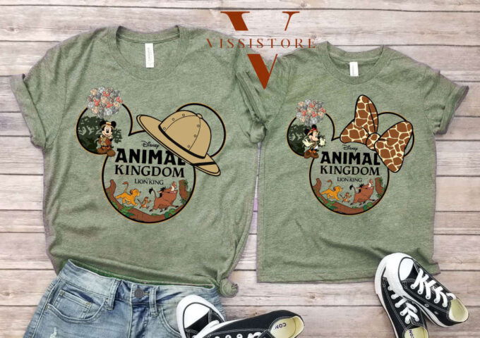 Personalised Animal Kingdom shirts, Disney Family shirts, Custom Disney Vacation shirts
