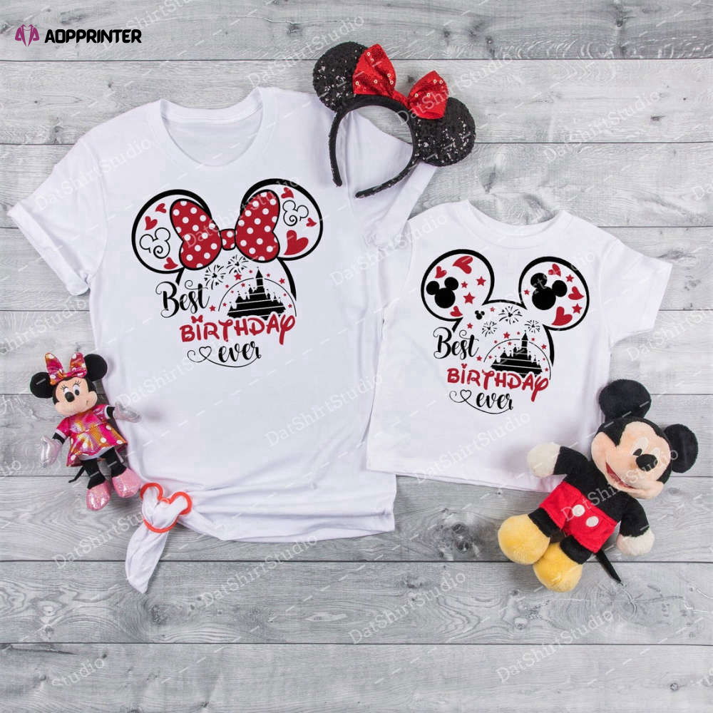 Personalized 2022 Disney Best Birthday Ever Family Matching T Shirt Personalized 2022 Disney Best Birthday Ever Family Matching T Shirt