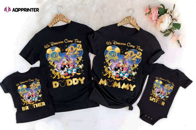Personalized Disney 50th Anniversary 2022 Tshirt