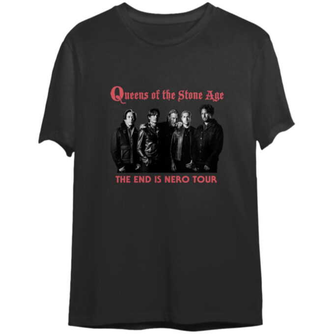 Queens of the Stone Age The End is Nero Tour 2023 T-Shirt