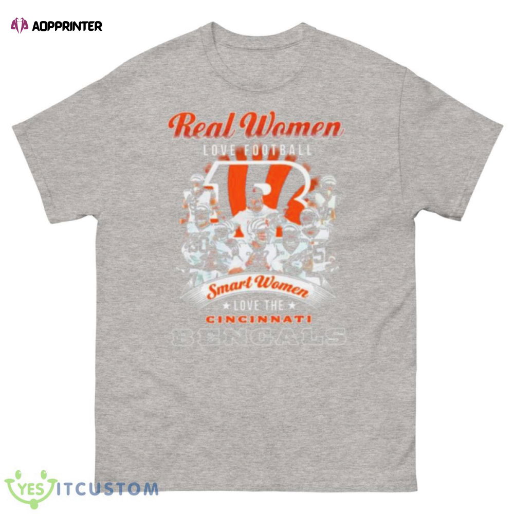 Real Women love football smart Women love the Cincinnati Bengals team 2022 signatures shirt Real Women love football smart Women love the Cincinnati Bengals team 2022 signatures shirt