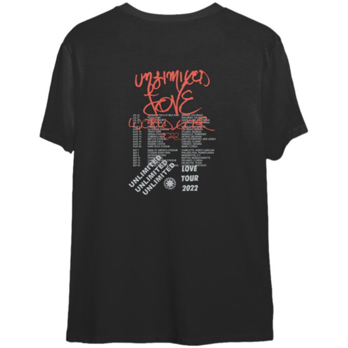 Red Hot Chili Peppers 2022 Tshirt