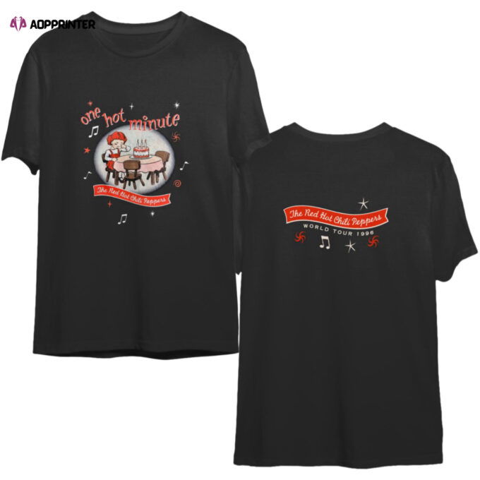Red Hot Chili Peppers One Hot Minute Promo 1996 Tour T Shirt
