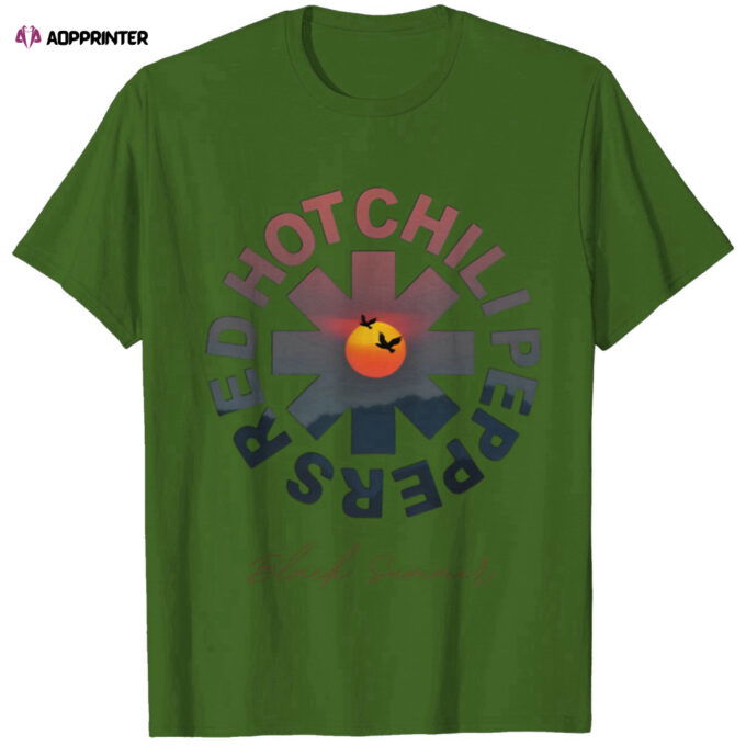 Red Hot Chili Peppers Shirt, Black Summer T-shirt, Rock Band Tee, Chili Peppers