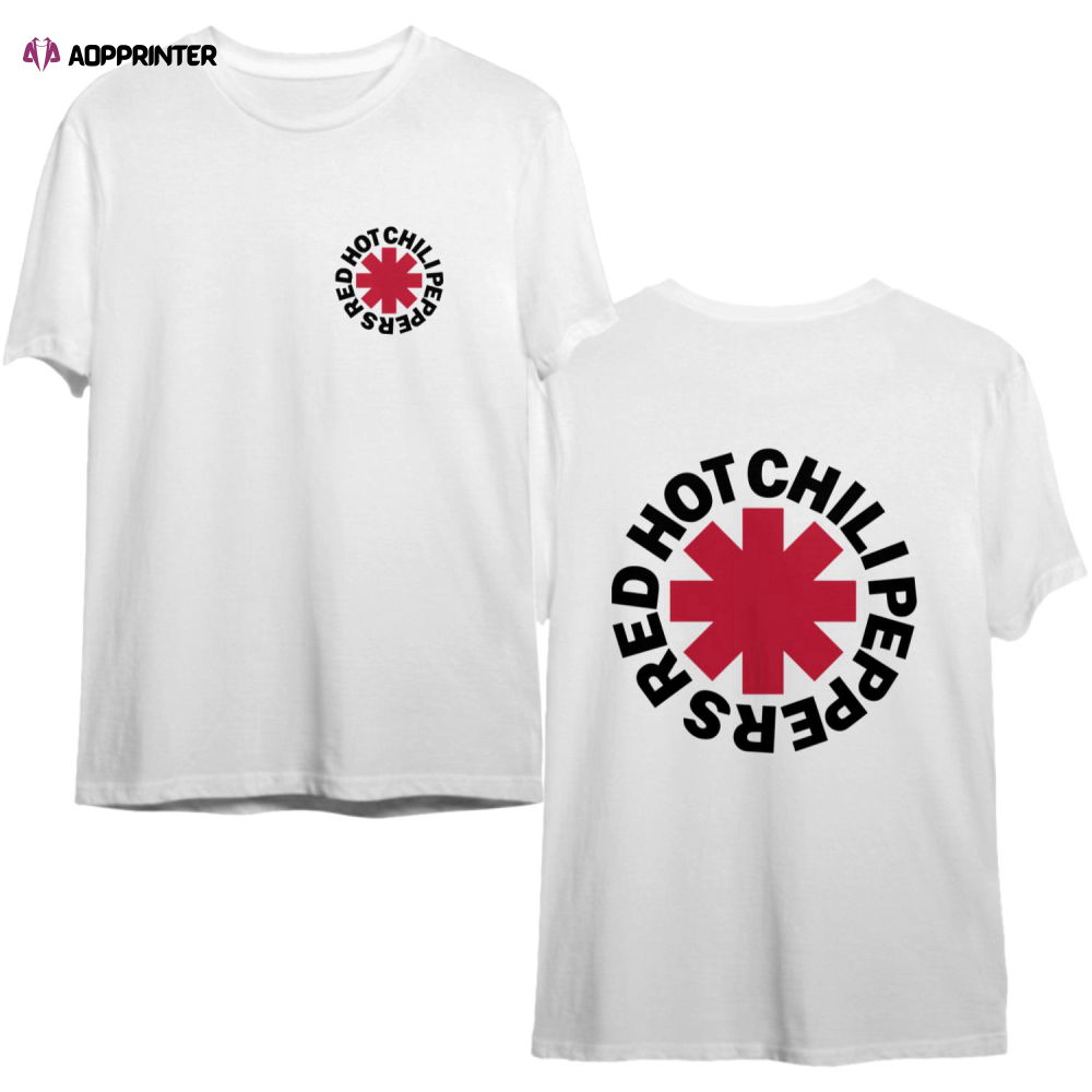 Red Hot Chili Peppers Unisex T-Shirt: Worn Asterisk (Back Print) Red Hot Chili Peppers Unisex T-Shirt: Worn Asterisk (Back Print)