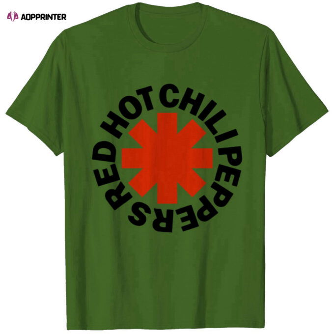 Red Hot Chili Peppers Unisex Tee: Red Asterisk