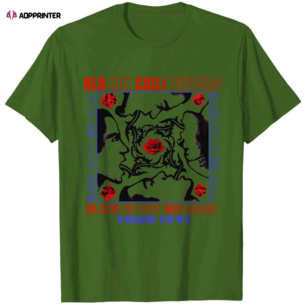 Red Hot Chili Peppers Vintage 90s shirt, RHCP Blood Sugar Sex Magik Rock Band t shirt for fans Red Hot Chili Peppers Vintage 90s shirt, RHCP Blood Sugar Sex Magik Rock Band t shirt for fans