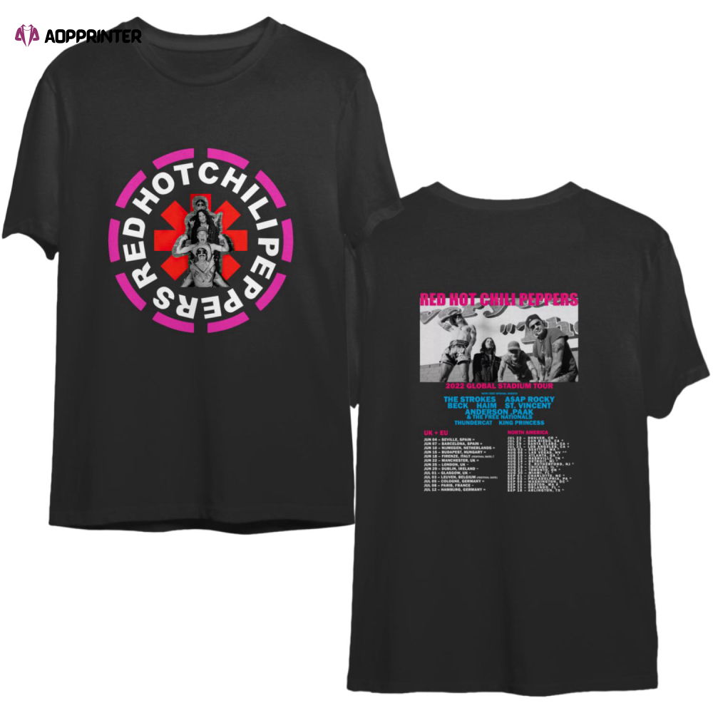 Red Hot Chili Peppers World Tour 2022 Shirt. Red Hot Chili Peppers Shirt, RHCP Shirt Red Hot Chili Peppers World Tour 2022 Shirt. Red Hot Chili Peppers Shirt, RHCP Shirt