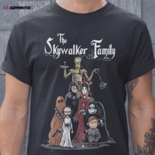 Cart 2 Skywalker Family Star Wars The Addams Family Mashup Unisex Shirt