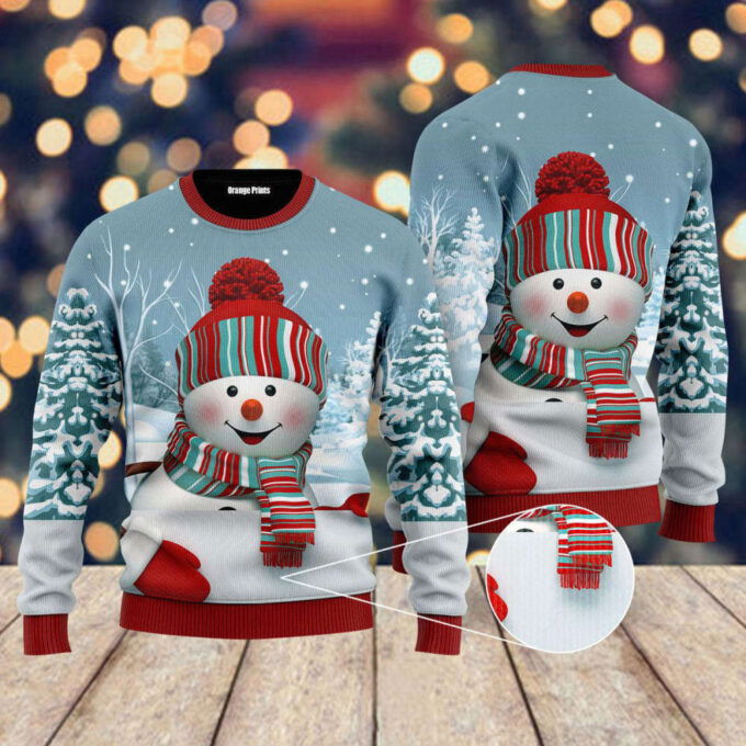 Snowman Christmas Ugly Christmas Sweater For Men & Women UH1068