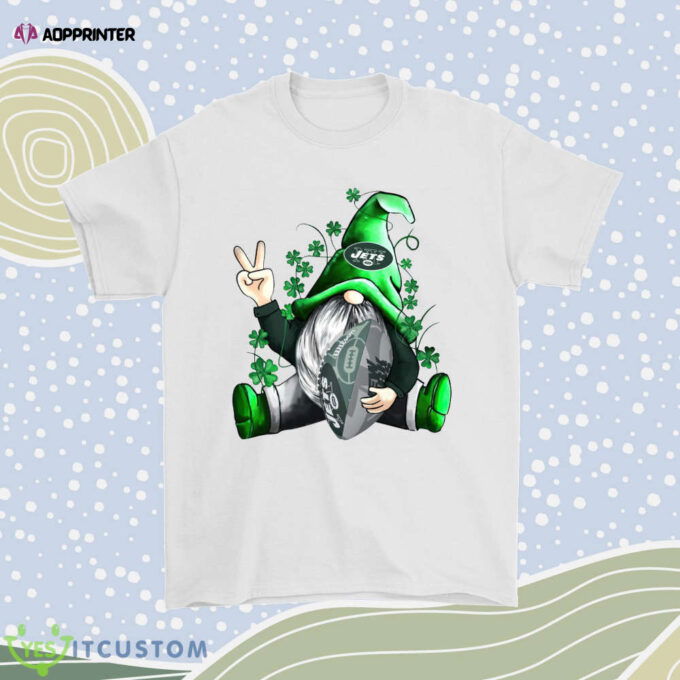 St Patrick Gnome Hugs New York Jets Football Nfl Men Women Shirt