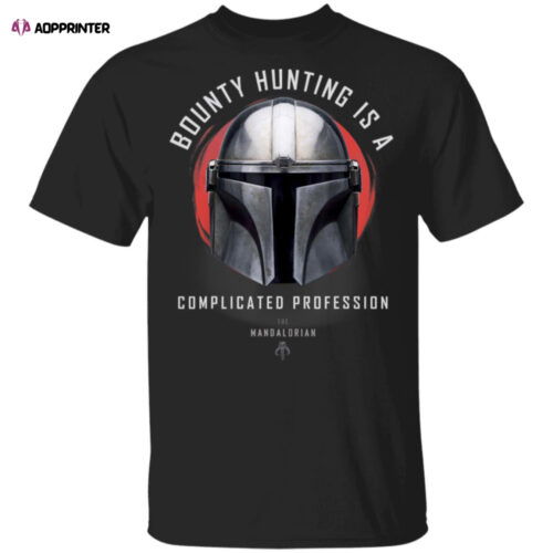Cart 4 Star Wars The Mandalorian A Complicated Profession Portrait Shirt Hoodie LS