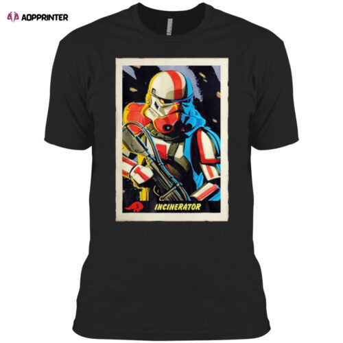 Cart 4 Star wars the mandalorian incinerator stormtrooper card shirt