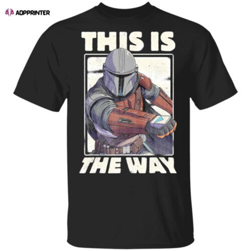 Cart 1 Star Wars The Mandalorian This Is The Way Shirt Hoodie LS