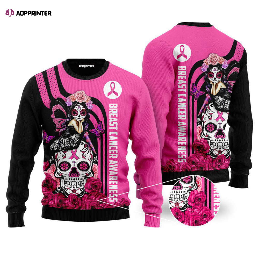 Stylish Breast Cancer Awareness Ugly Christmas Sweater for Men & Women – UH1067 Stylish Breast Cancer Awareness Ugly Christmas Sweater for Men & Women – UH1067