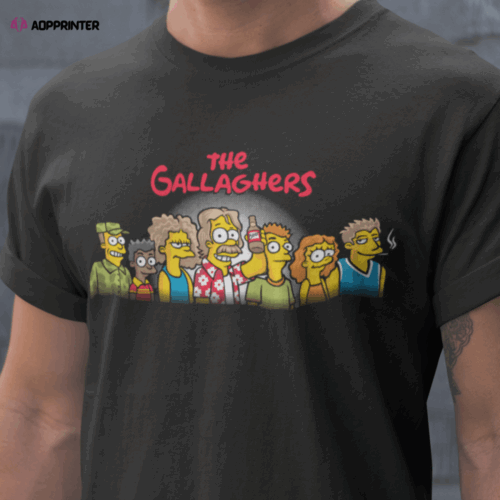 Cart 4 The Gallaghers The Simpsons T-Shirt