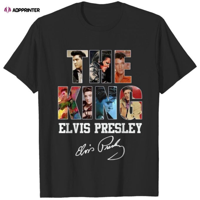 The King Elvis Presley Signatures T-Shirt
