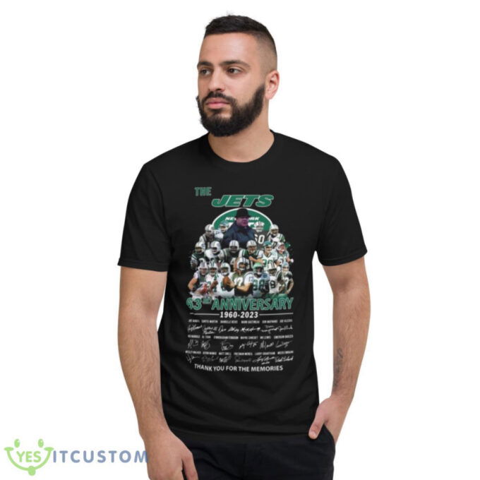 The New York Jets 63rd Anniversary 1960 2023 Thank You For The Memories Signatures Shirt