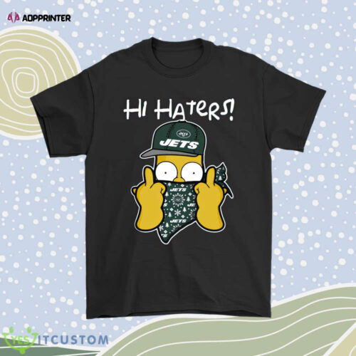 The Simpsons Christmas Gangster Hi Hater New York Jets Men Women Shirt