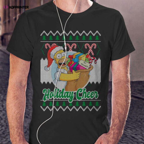 Cart 1 The Simpsons Homer Ugly Christmas Sweatshirt