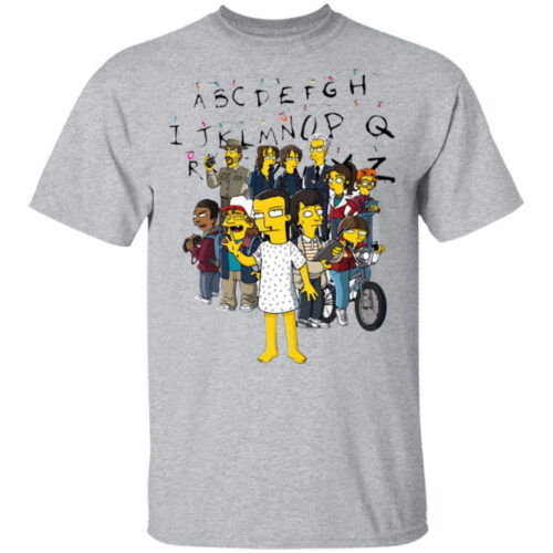 The Simpsons Mashup Christmas Decoration Stranger Things Shirt