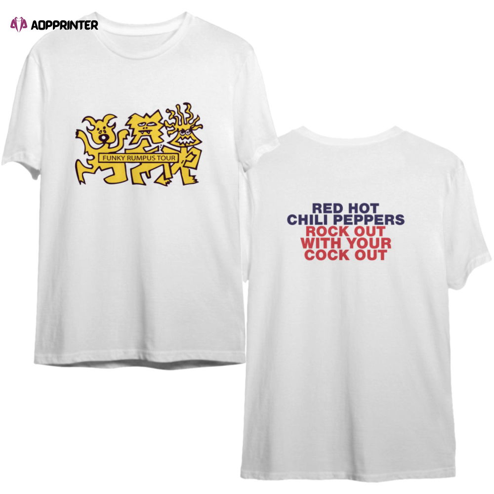 Vintage 1988 Red Hot Chili Peppers Funky Rumpus Tour Unisex T-Shirt Vintage 1988 Red Hot Chili Peppers Funky Rumpus Tour Unisex T-Shirt