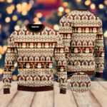 Vintage Nordic Style Xmas Coming Ugly Christmas Sweater For Men & Women UH1084