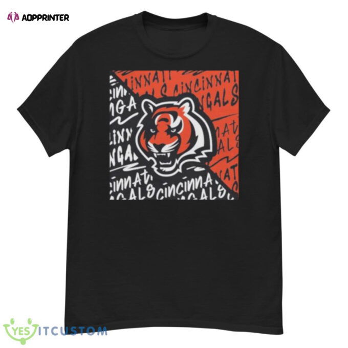 Youth Cincinnati Bengals Black Divide 2023 Shirt