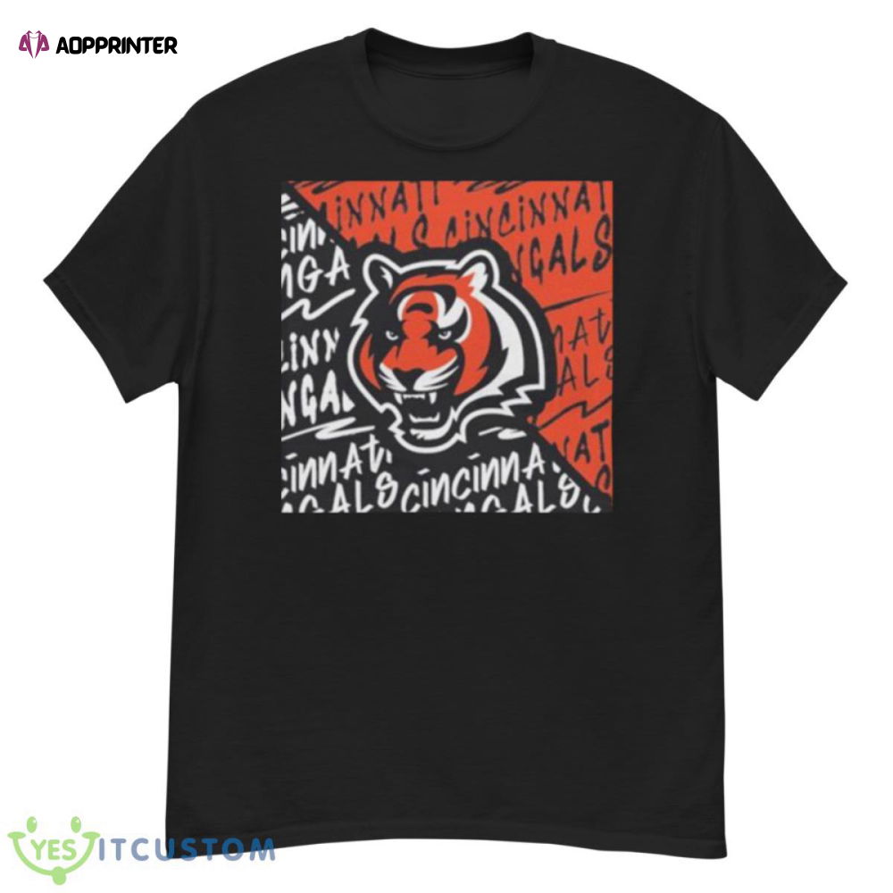 Youth Cincinnati Bengals Black Divide 2023 Shirt Youth Cincinnati Bengals Black Divide 2023 Shirt