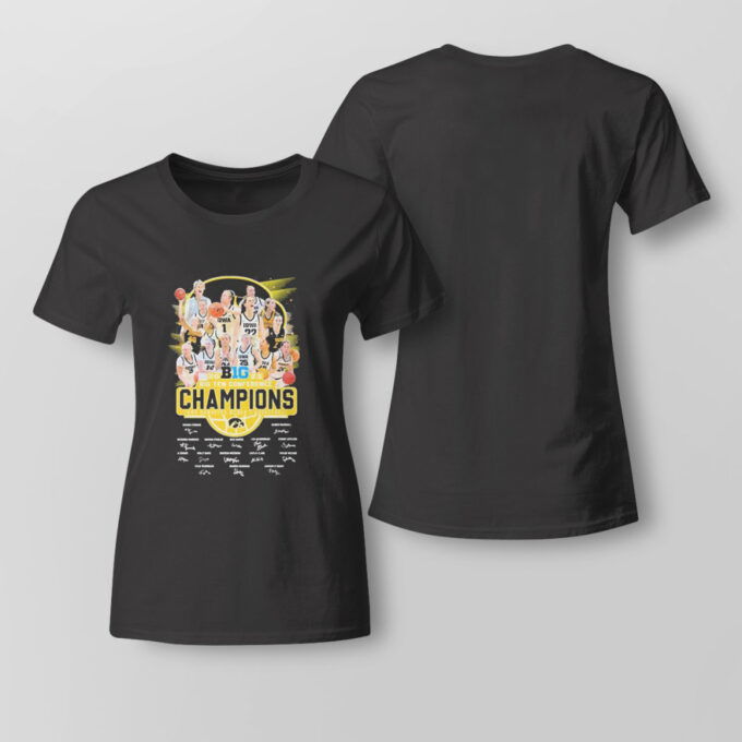Big 2023 Big Ten Conference Champions Iowa Hawkeyes Womens Basketball T-shirt