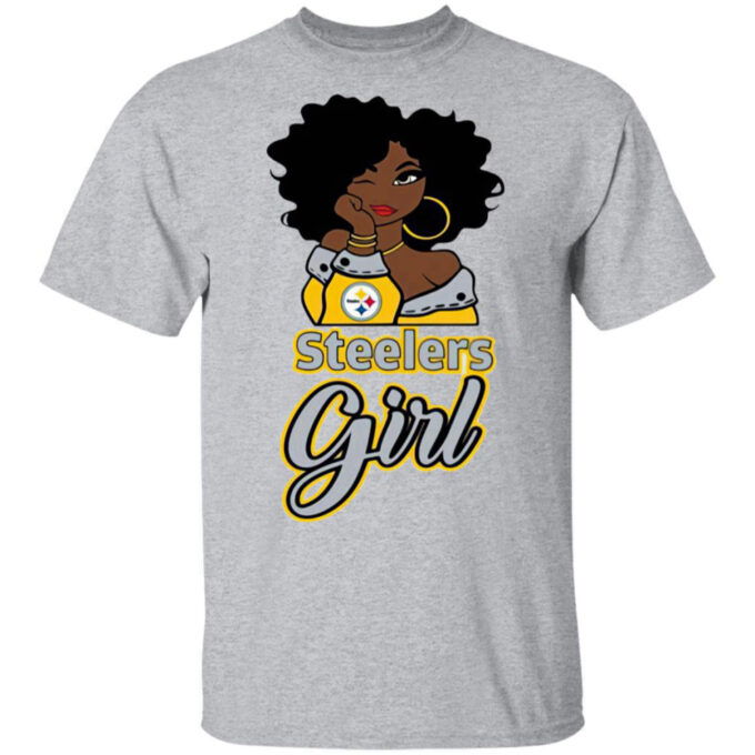 Black Girl Pittsburgh Steelers Shirt