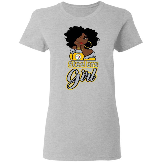 Black Girl Pittsburgh Steelers Shirt