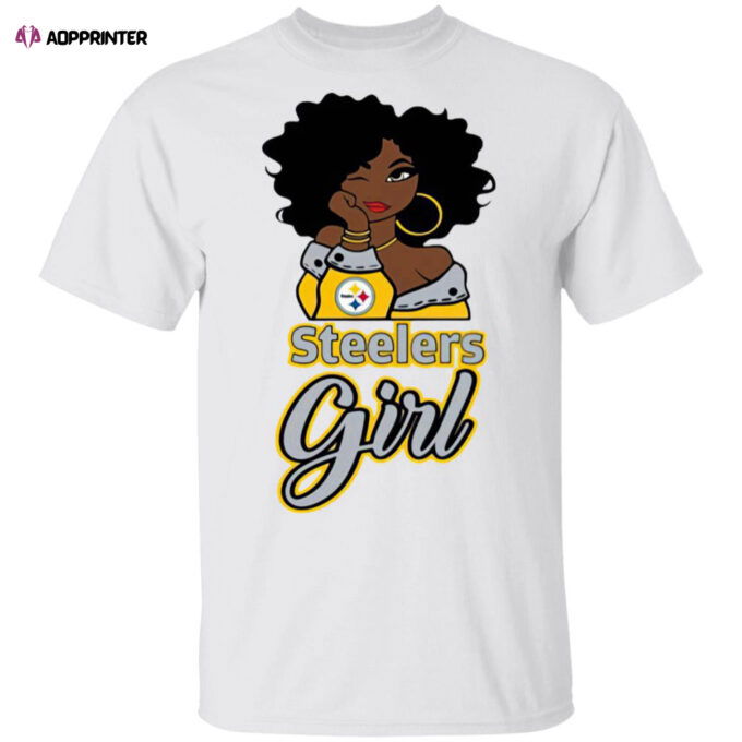 Black Girl Pittsburgh Steelers Shirt