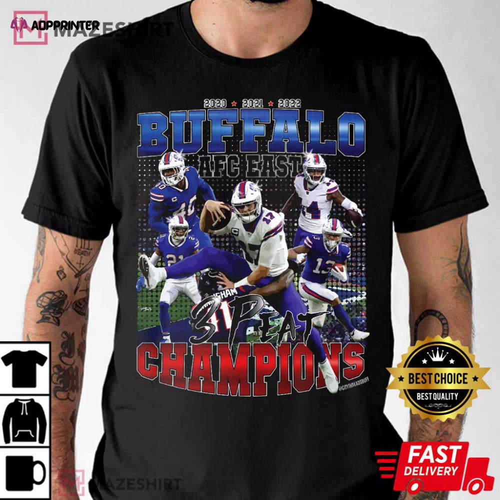 Buffalo Bills Afc East Champions Best T-shirt Buffalo Bills Afc East Champions Best T-shirt
