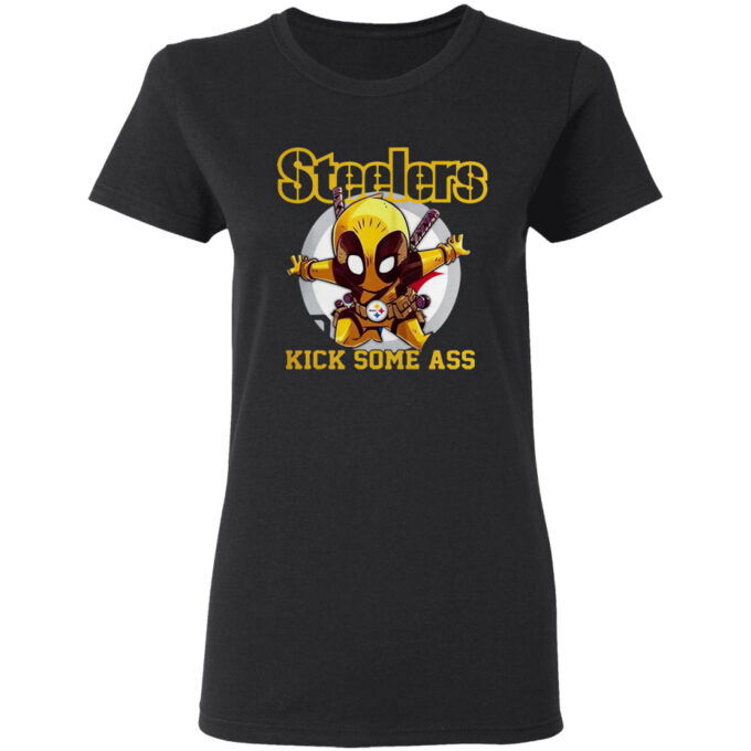 Deadpool Pittsburgh Steelers Kick Some Ass Shirt