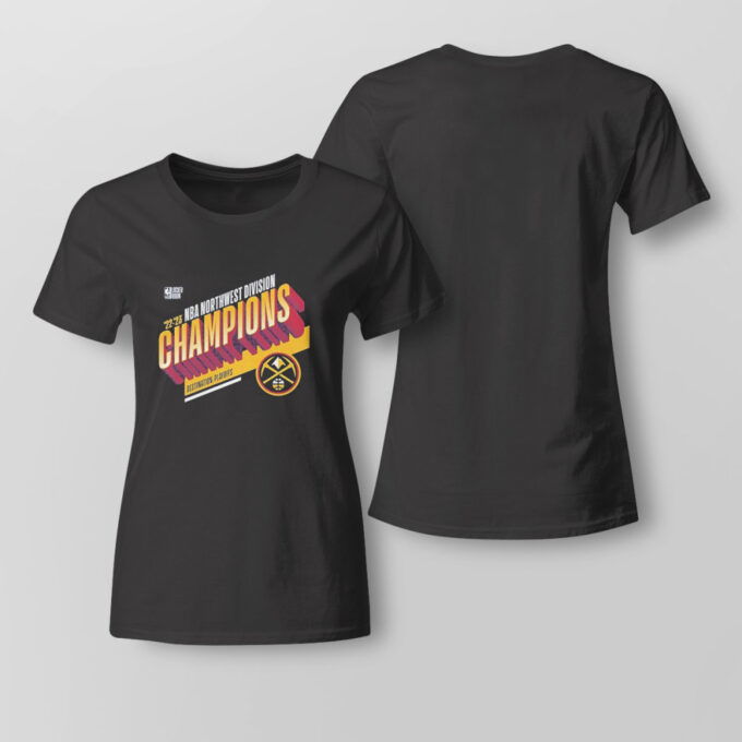 Denver Basketball 2023 Northwest Division Champions Locker Room T-shirt