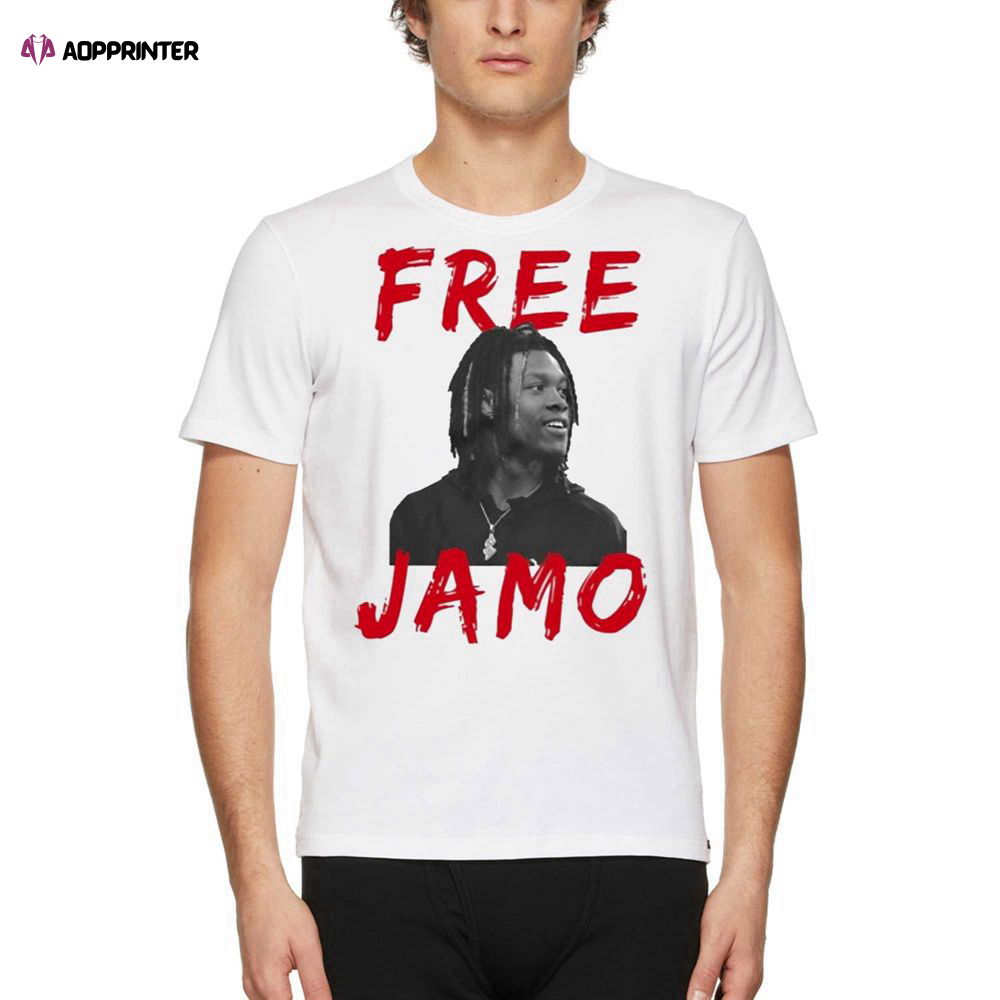 Detroit Lions Kerby Joseph Wearing Free Jamo Tee Detroit Lions Kerby Joseph Wearing Free Jamo Tee