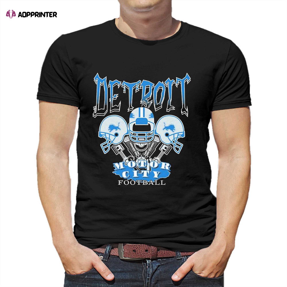 Detroit Lions Motor City Football Helmet Shirt Detroit Lions Motor City Football Helmet Shirt