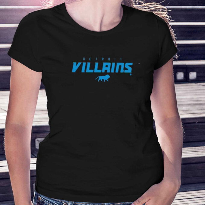 Detroit Villains Detroit Lions Shirt