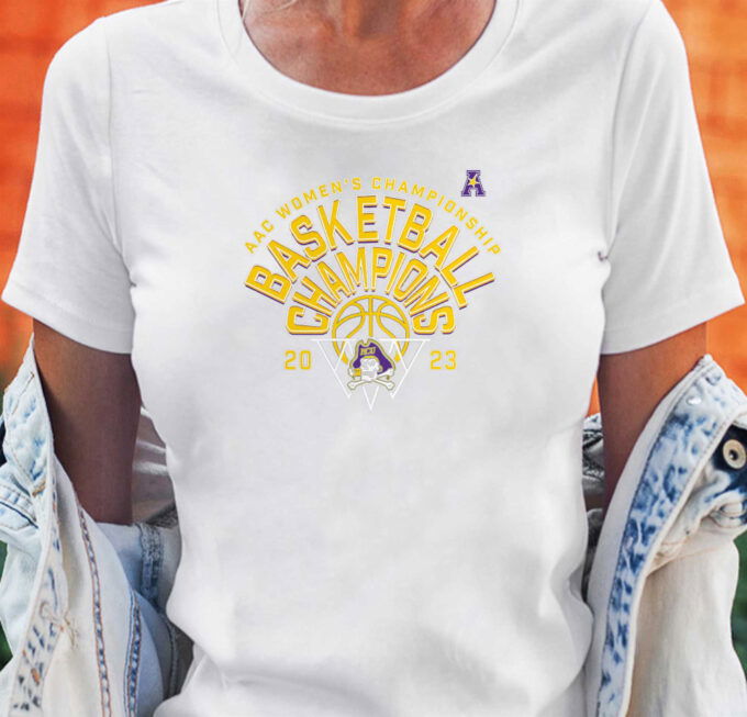 Ecu Pirates 2023 Aac Women’s Basketball Conference Tournament Champions T-shirt