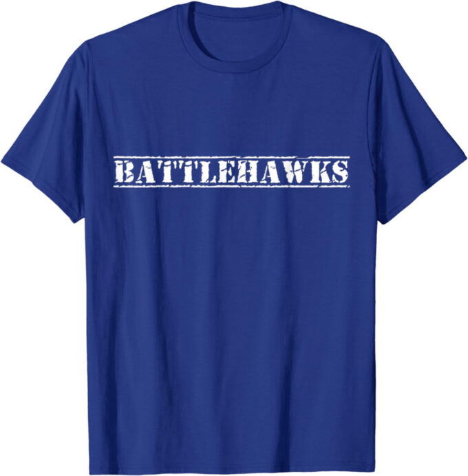 Go Battlehawks Football Baseball Basketball Cheer Team Fan T-Shirt