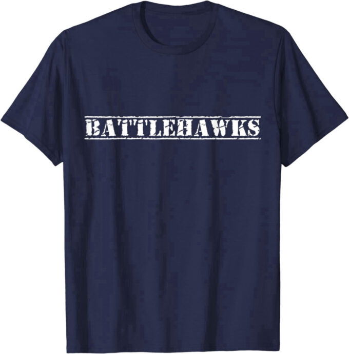 Go Battlehawks Football Baseball Basketball Cheer Team Fan T-Shirt