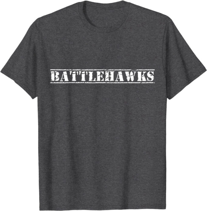 Go Battlehawks Football Baseball Basketball Cheer Team Fan T-Shirt